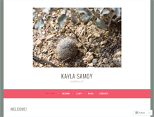 Tablet Screenshot of kaylasamoy.com